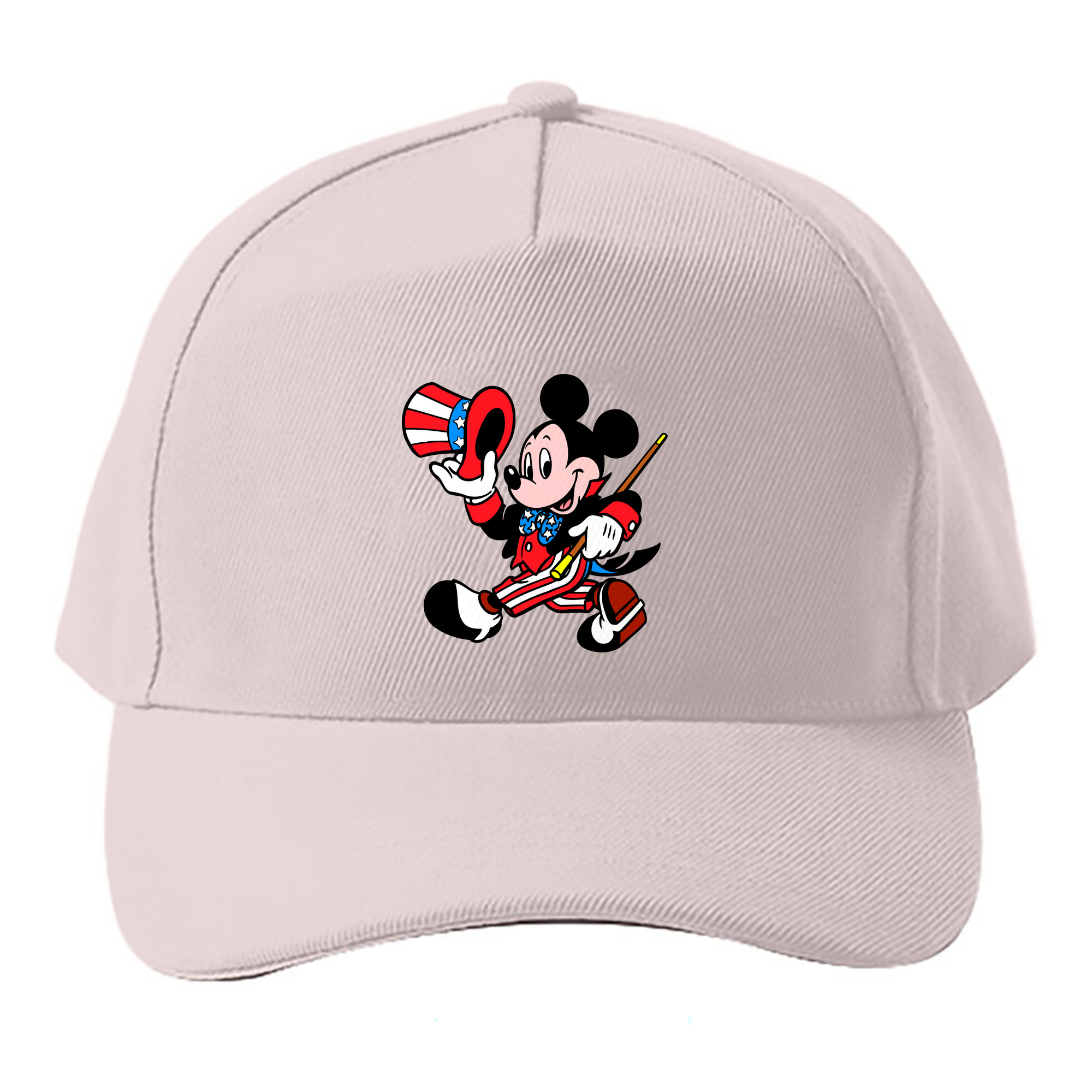 （画像用） ミッキーマウス Mickey Mouse ベースボールキャップ 綿100％ 男女兼用 帽子 スポーツ